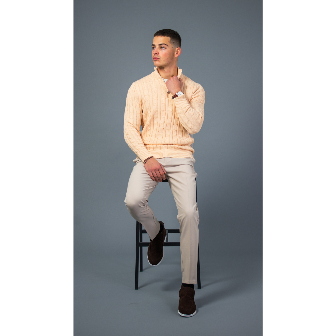 Constance Half Zip Sweater