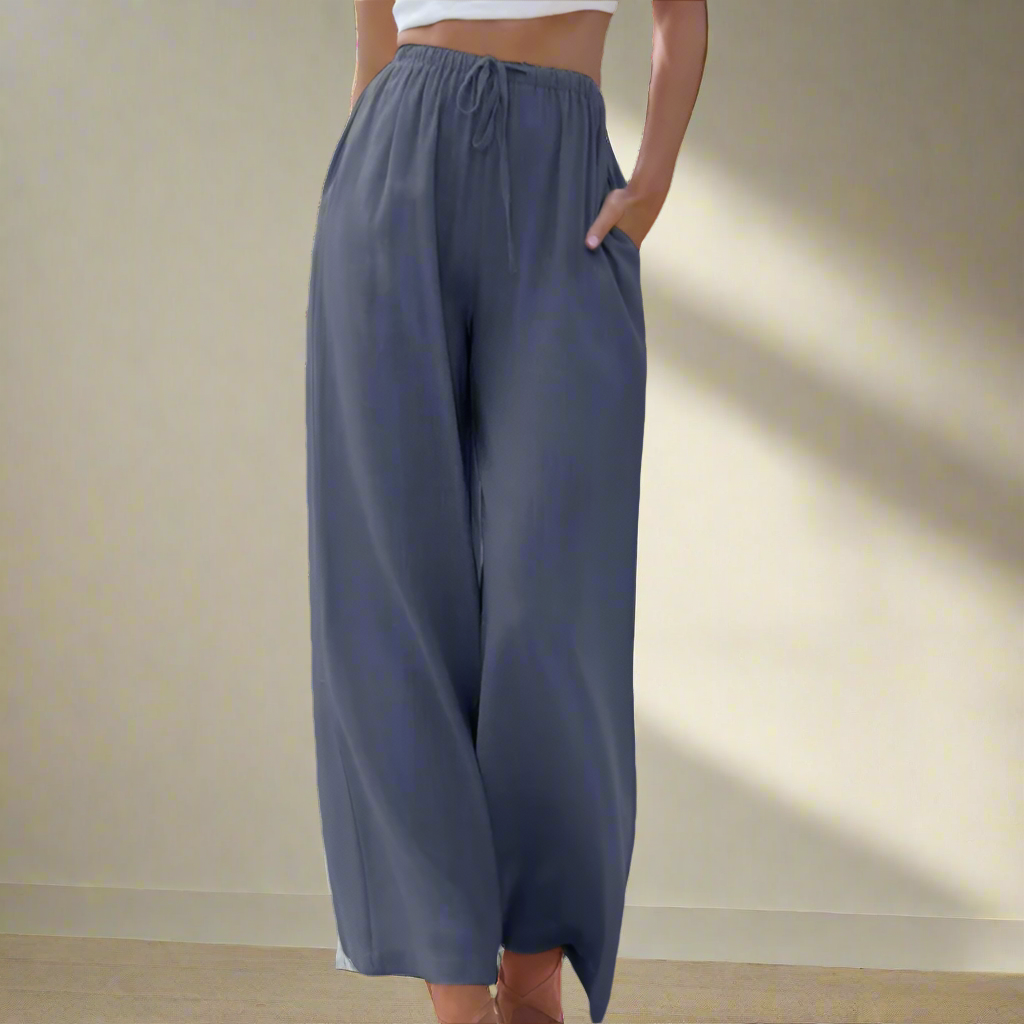 Jansen™ Pnina - Elegante broek van katoen en linnen
