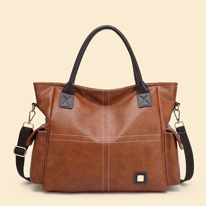 Jansen™ Svala | Grote leren tote tas