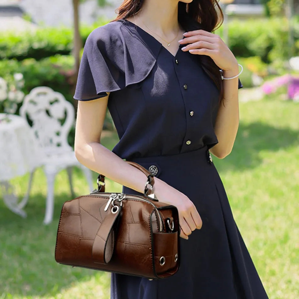 Jansen™ Kajsa | Elegante leren handtas