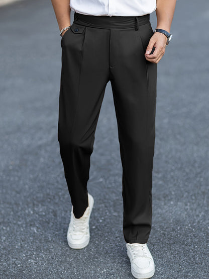 Owen | Pantalon Met Stijl Knoop Detail
