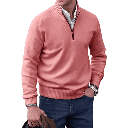 Jansen™ Rick - Kasjmiertrui met ritssluiting