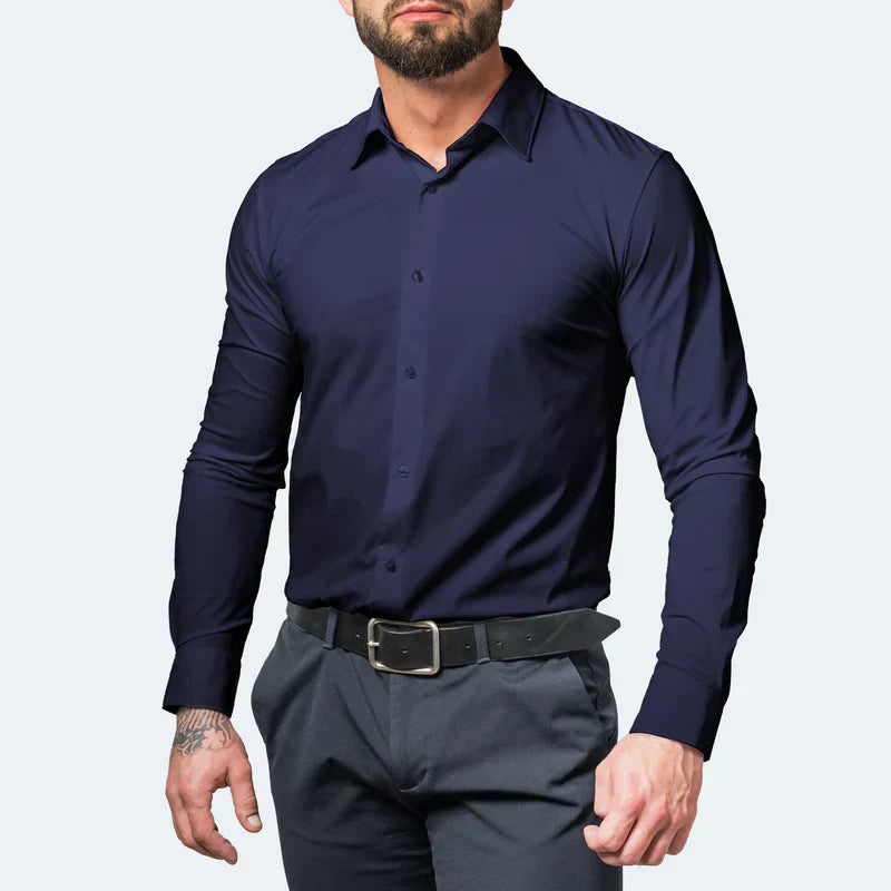 Anton | Elastische Herenblouse