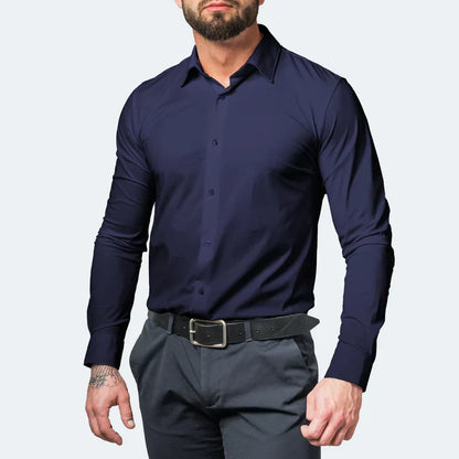 Anton | Elastische Herenblouse