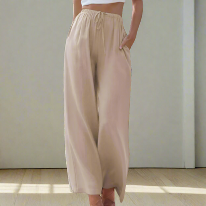 Jansen™ Pnina - Elegante broek van katoen en linnen