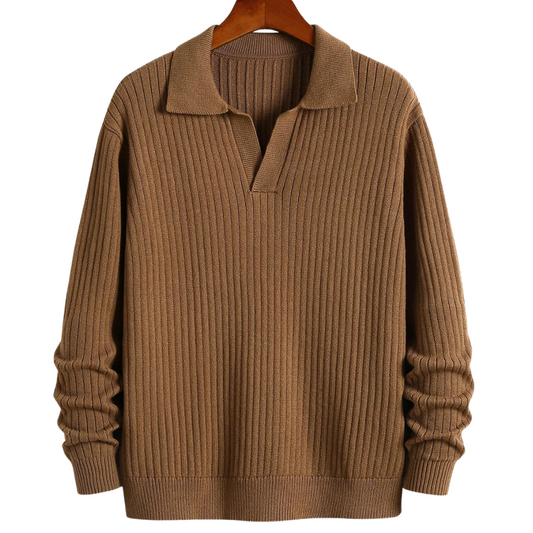 Hugo™ | Geribbelde Tricot Polotrui