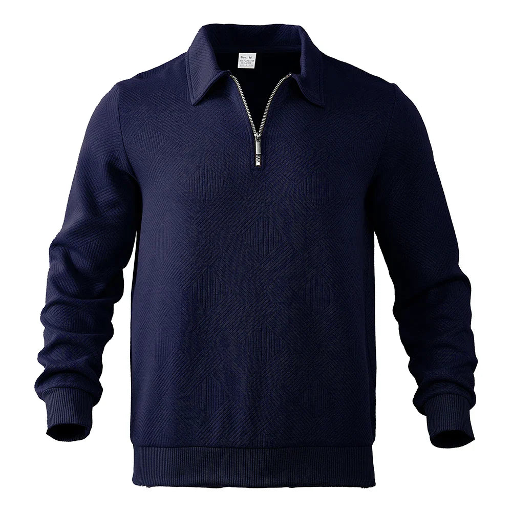 Jansen™ Thom - Stijlvol en comfortabele pullover met rits