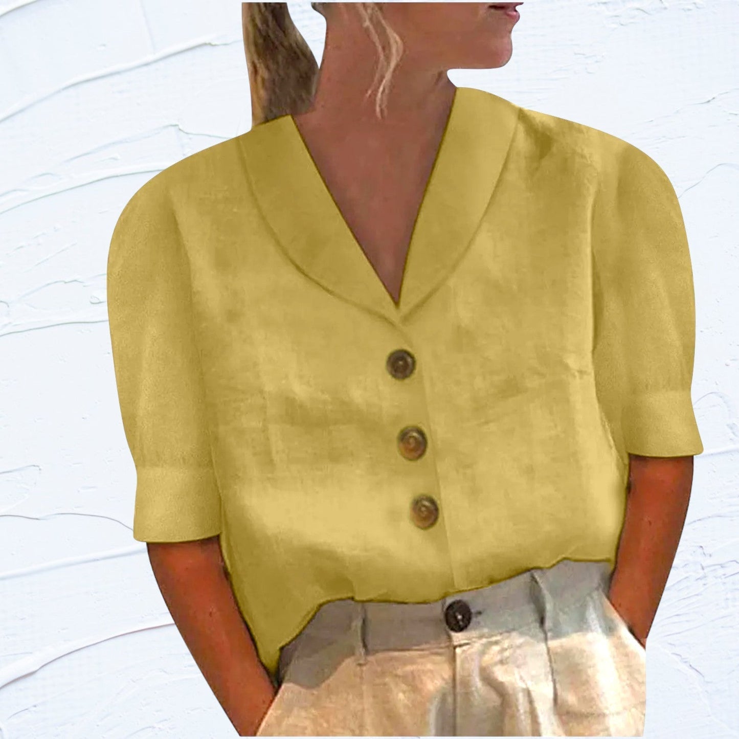 Jansen™ Pleun - stijlvolle comfort blouse