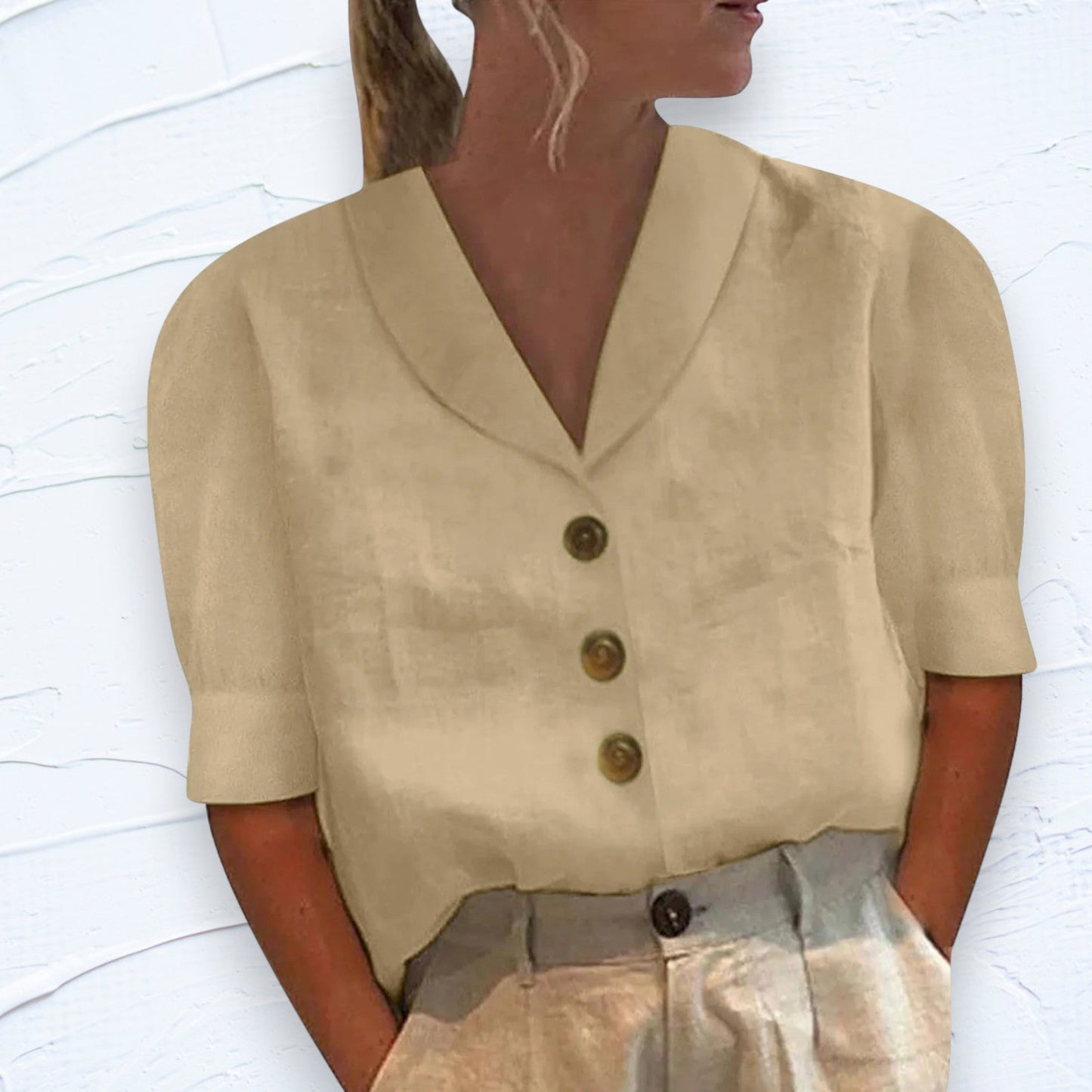 Jansen™ Pleun - stijlvolle comfort blouse