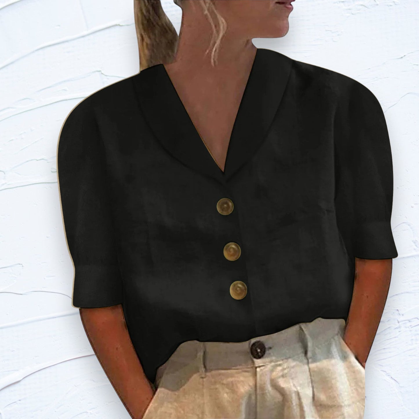 Jansen™ Pleun - stijlvolle comfort blouse