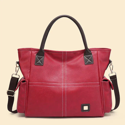 Jansen™ Svala | Grote leren tote tas