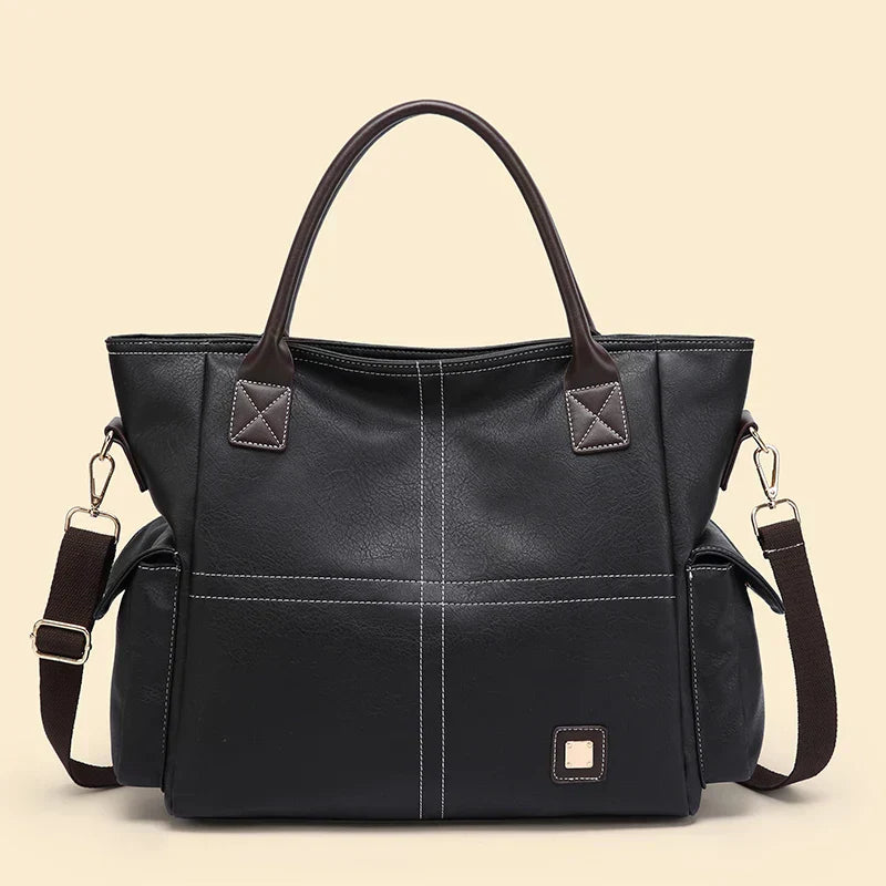 Jansen™ Svala | Grote leren tote tas