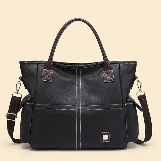 Jansen™ Svala | Grote leren tote tas