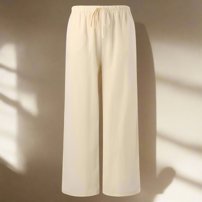 Jansen™ Pnina - Elegante broek van katoen en linnen