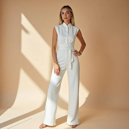 Elena™ | De mouwloze jumpsuit die jou laat stralen – dag en nacht