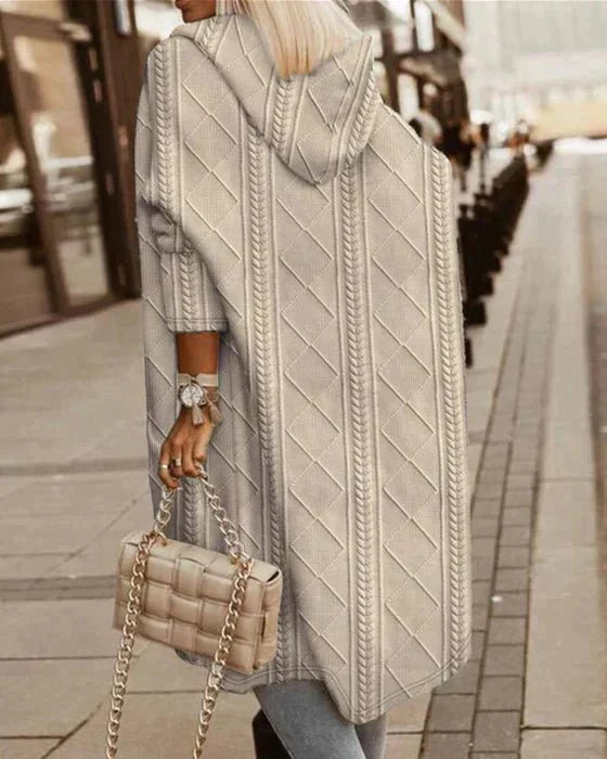 Jansen™ Jiska - Lange cardigan met capuchon