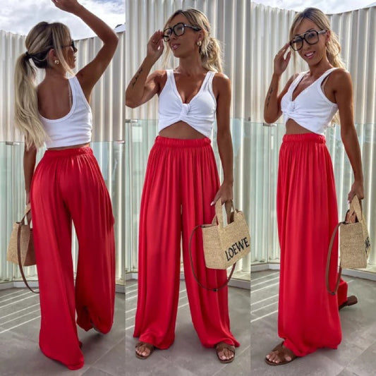 Jansen™ Anouk - elegante wijde broek