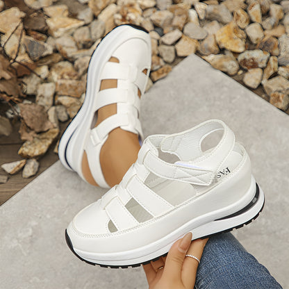 Isabelle™ | Comfortabele Dames Sandalen met Gesloten Teen en Klittenbandsluiting