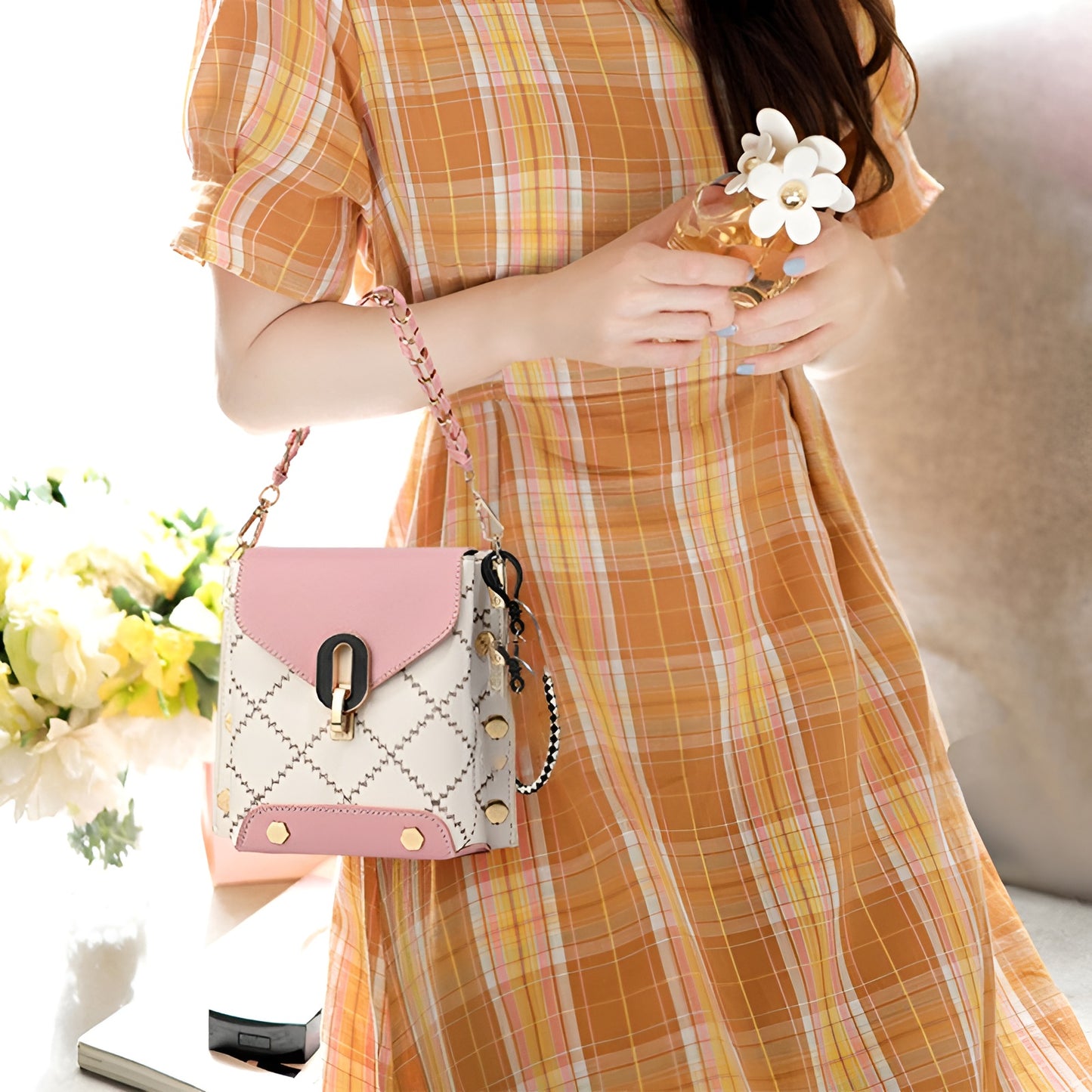 Anne™ | Zachte leren lichtgewicht crossbody tas