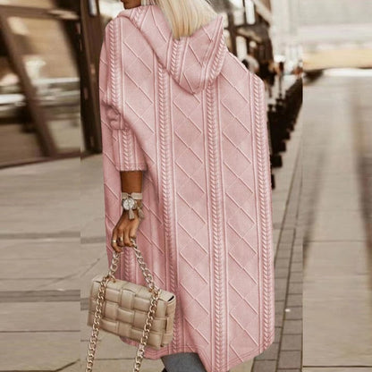Jansen™ Jiska - Lange cardigan met capuchon
