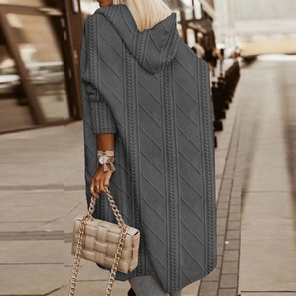 Jansen™ Jiska - Lange cardigan met capuchon